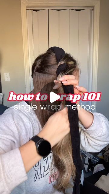 Amanda Carter | heatless curls + hair growth on Instagram: "Are you new to wrapping your hair? Welcome, you’re in the right place! This video shows you the easiest wrapping method to learn and try on your own hair. 🔗 FOLLOW ME then comment LINK for my velvet heatless curls tie! You must be following me to receive my DM, so tap that follow button. 🤟🏼 #hairhelp #heatlesscurls #heatlesshair #heatlesswaves #overnightcurls" Heartless Curls Robe Tie, Heatless Curls Overnight Robe Tie, How To Wrap Heatless Curls, Heatless Curls Leggings, Heatless Legging Curls, Heatless Curls With Robe Tie, How To Heatless Curls Overnight, How To Use Heatless Curling Wrap, Easiest Way To Curl Hair