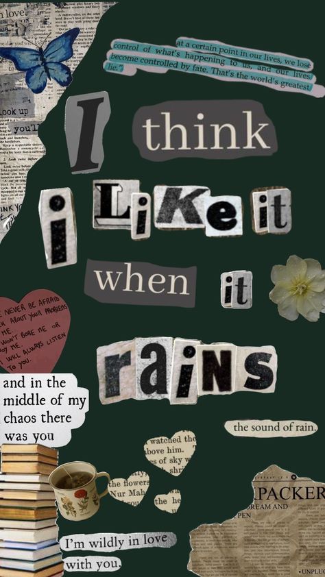 #rain When It Rains Quotes, Rain Quotes, When It Rains, Background Images, Quotes, Pins