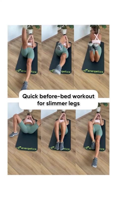 Exercises On Bed, Before Bed Workout, Small Goals, Bed Workout, Healthier Habits, Exercise At Home, Exercise Routines, Before Going To Bed, Simple Exercises