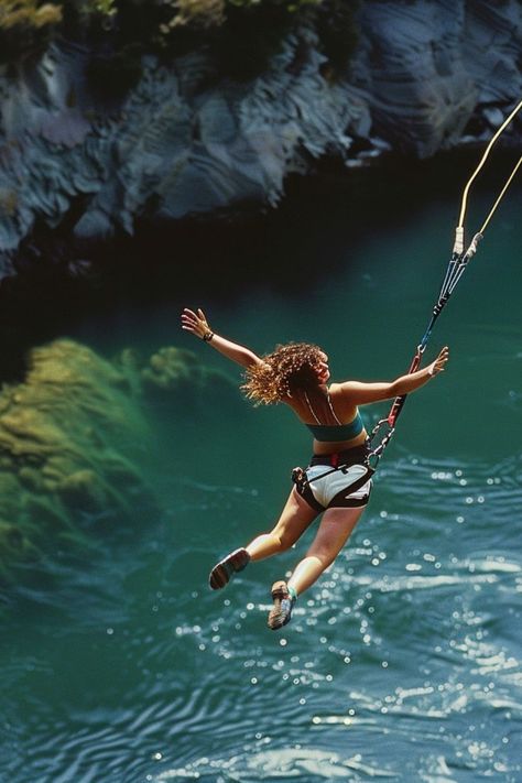 Take the Plunge with Bungee Jumping in New Zealand 🪂✨ Feel the ultimate adrenaline rush with bungee jumping in New Zealand. Leap from iconic spots like the Nevis Bungy and experience the thrill of freefalling. 🌿🇳🇿 #BungeeJumping #NewZealandAdventure #AdventureTravel #ThrillSeekers New Zealand Adventure, Surf Camp, Adrenaline Rush, Bungee Jumping, Summer Goals, Let's Have Fun, New Zealand Travel, Adventure Activities, Extreme Sports