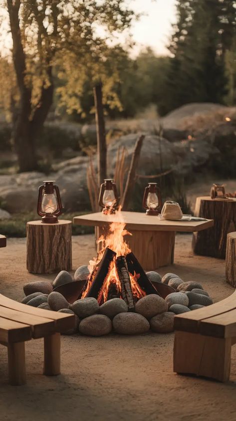 Bonfire Pit Ideas: Create a Cozy and Inviting Outdoor Space - Civil Jungle Bonfire Pit Ideas, Bonfire Pit, Fire Pit Gallery, Bonfire Pits, Sand Pit, Backyard Makeover, Outdoor Fun, Fire Pit, Outdoor Space