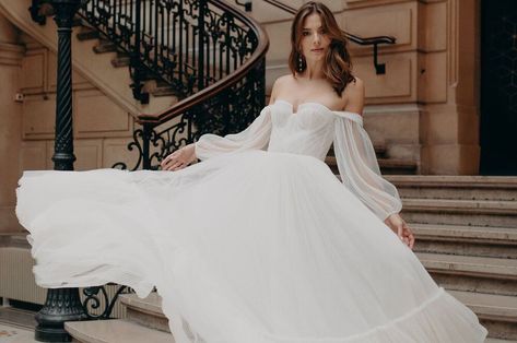 The Art of Loving: Alena Leena Wedding Dresses 2020 Reception Veil, Veil Color, Most Beautiful Wedding Dresses, Wedding Dress Guide, Wedding Dresses 2020, Dress Guide, Wedding Dresses Corset, Wedding Dress Couture, Dresses 2020