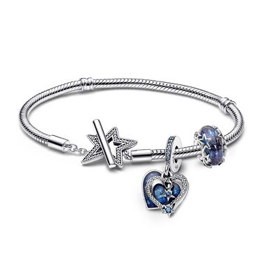 Pandora Star Bracelet, Blue Pandora Bracelet, Mc Ig, Pandora Bracelet Charms Ideas, Pandora Star, Pandora Bracelet Designs, Wish Upon A Star, Mode Zara, Bracelet Pandora