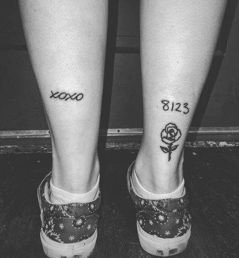 Savanah on Instagram: “Finally got 8123 tattooed ( thank you John for writing it for me like three years ago ) and I also decided to get XOXO. I love The Maine…” 8123 Tattoo, The Maine Tattoo, The Maine Band, Maine Tattoo, Penguins, Tattoo Ideas, Maine, Thank You, I Love