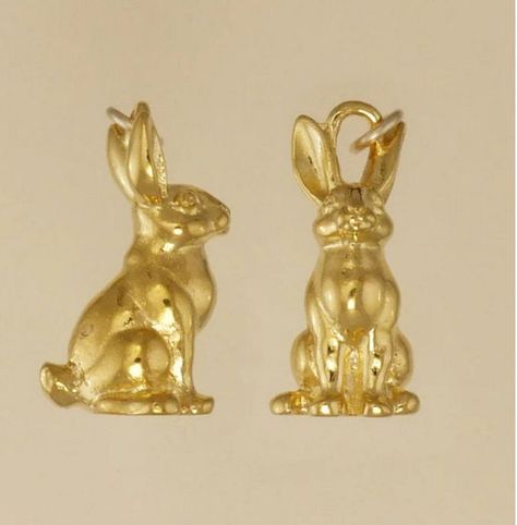 bunny rabbit pendant Rabbit Jewelry, Rabbit Charm, Rabbit Pendant, Gold Girl, Medieval Jewelry, Animal Jewelry, Boyfriend Girlfriend, Husband Wife, Bunny Rabbit