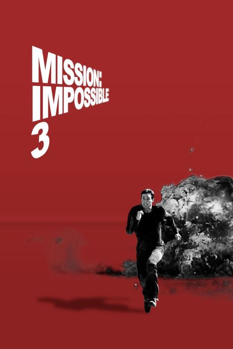 Mission Impossible 2, Mission Impossible 3, Mission Impossible Movie, Tom Cruise Mission Impossible, Red Poster, Movie Ideas, Mr & Mrs Smith, Movies Posters, Alternative Movie Posters