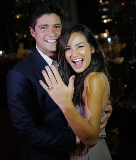 <em>Bachelor</em> Alum Caila Quinn Engaged to Boyfriend Nick Burrello: 'Mrs B. to Be' Caila Quinn, New York City Bars, Ben Higgins, Square Diamond Engagement Ring, Old School Movies, Ali Fedotowsky, Bachelor Nation, The Girlfriends, Future Wife