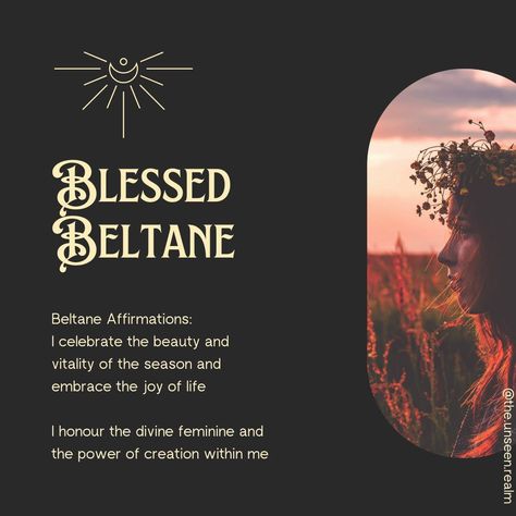 Blessings to your Beltane 🌸 Here are a couple simple affirmations/prayers you can use in your Beltane celebrations & rituals today 🔥 #theunseenrealm #beltane #beltaneblessings #witchylife #sabbats #beltaneaffirmation #blessedbeltane #affirmations #affirmationpositive #mayday Simple Affirmations, Beltane, Magic Art, May 1, Positive Affirmations, A Couple, Affirmations, Canning, Celebrities