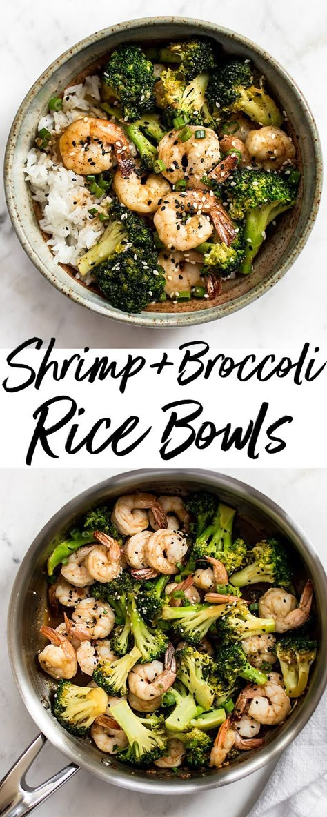 Broccoli Bowls, Shrimp Broccoli, Pasta Shrimp, Shrimp And Broccoli, Easy Shrimp, Olive Oils, Quick Healthy Meals, Broccoli Recipes, Hoisin Sauce