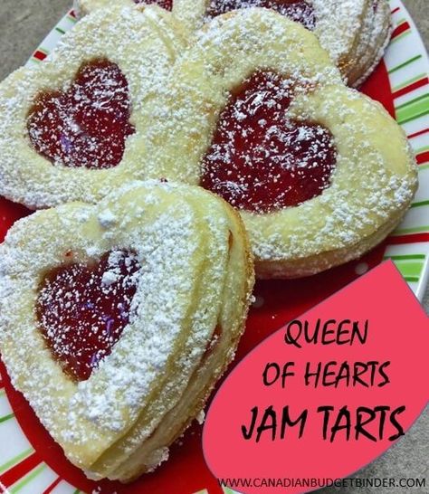 The best part about making jam tarts is that you can use the same pastry but switch up the centre jam filling with whatever flavour you feel at the time. #heart-shaped #valentines_day Mini Chocolate Chip Muffins, Starbucks Lemon Loaf, Making Jam, Starbucks Lemon, British Recipes, Jam Tarts, Victoria Sponge Cake, Jam Cookies, Lemon Loaf