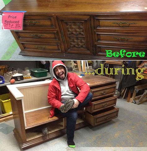 Credenza Upcycle, Habitat Restore, Organizational Tips, Habitat For Humanity Restore, Entertainment Stand, Entertainment Center Decor, Entertainment Design, Diy Tv, Diy Entertainment Center