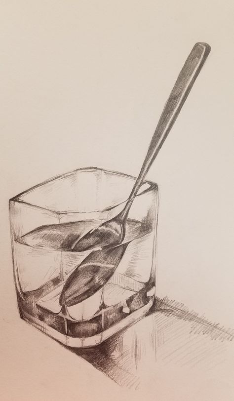 Object Shading, Food Sketches, Practice Sketching, Experimental Drawing, Presentation Techniques, Acrylic Tutorials, Food Sketch, Geometric Design Art, Pencil Shading