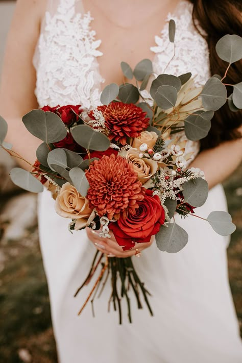 Surprise Vow Renewal, Orange Dahlias, Orange Wedding Bouquet, Bouquet Champetre, Small Wedding Bouquets, Fall Wedding Bouquet, Orange Bouquets, Nashville Bride, Cascading Wedding Bouquets