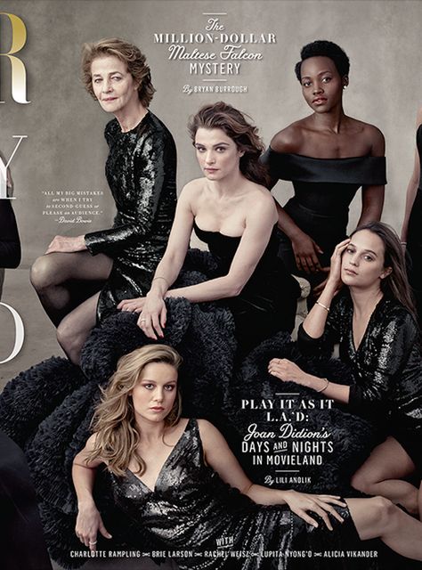 Vanity Fair's Iconic Covers Get A Remix & We're Here For It+#refinery29 Vanity Fair Hollywood Issue, Fashion Photoshoot Inspiration, Annie Leibovitz Photography, Group Photo Poses, Group Picture Poses, Shooting Studio, Viola Davis, Group Photography, Annie Leibovitz