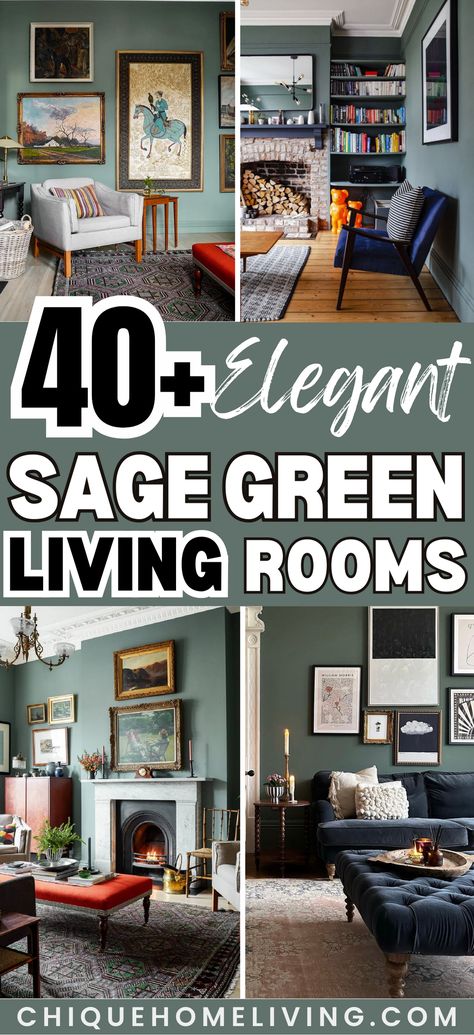 Indulge in the allure of elegance with our curated collection of 40 Elegant Sage Green Living Room Ideas. From sumptuous furnishings to delicate accents, discover the transformative power of sage green in creating a refined and tranquil living space. Whether your style is modern chic or classic sophistication, these ideas offer a harmonious balance of style and serenity. Pin your favorites and let the soothing tones of sage green elevate your living room into a haven of timeless beauty. 🌿 Sw Rosemary Living Room, Sage Green Living Room Furniture, Sage Green Family Room, Wallpaper Esthetics, Sage Green Living Room Ideas, Green Family Rooms, Green Living Room Ideas, Bar Lounge Room, Sage Green Living Room