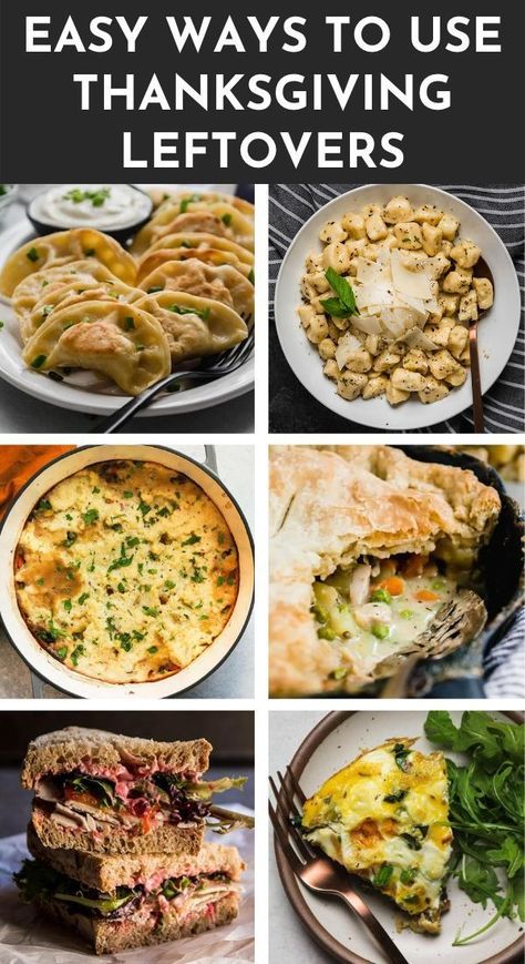 We've compiled our BEST Thanksgiving Leftover recipes into one easy-to-use guide for you! Use this recipe collection to find new and exciting ways to repurpose your leftover turkey, cranberry sauce, mashed potatoes, and more. From a leftover turkey shepherd's pie to mashed potato cakes to easy breakfast ideas and quick turkey sandwiches, this collection has all the recipes you need to turn those holiday leftovers into something new and spectacular. Leftover Ideas, Leftover Thanksgiving, Thanksgiving Leftover, Leftover Recipes, Thanksgiving Leftover Recipes, Holiday Leftovers, Thanksgiving Turkey Leftovers, Turkey Casserole, Best Thanksgiving Recipes