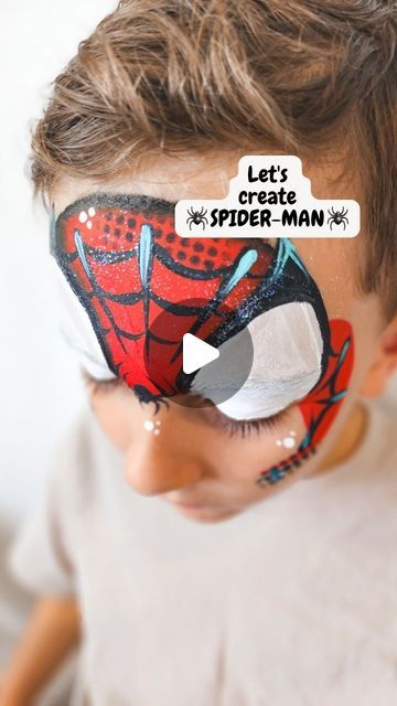 Face Painting | Wollongong | Shellharbour | Greater Illawarra on Instagram: "Bonus Tips👇  🕷️Load your flat brush in red and then one edge in black to help create an outline for the center colour 🕷️Use a neon Aqua or blue for highlights on the webbing 🕷️Use a stencil with small dots to help create more effect 🕷️Paint a small spider in between the brows to fill in that dead space and bring the design together  🌟Save & Follow for more Tips & Tricks 🌟DM for all Party| Event| Buisness enquiries  🌟@laurenogden5  #shareyourfacepaint  #facepainting #facepaintingkids #facepaintingevents #wollongong #wollongongevents  #wollongongmums #shellharbour #shellharbourmums #kiama  #kidsbirthdayideas" Flat Brush, Painting For Kids, Party Event, Face Painting, Neon, Blue, Black