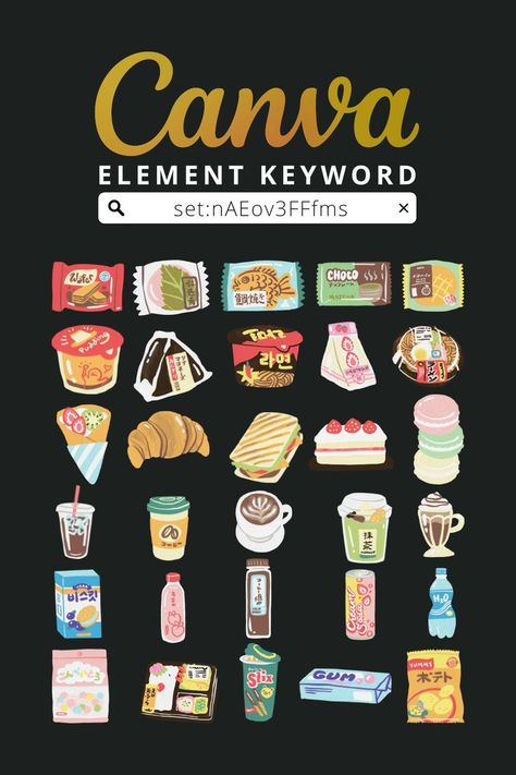 Canva Keywords Elements, Font Canva Lettering, Canva Keywords, Canva Frames, Keyword Elements Canva, Graphic Shapes Design, Canva Element Keyword, Graphic Design Tutorials Learning, Asian Snacks