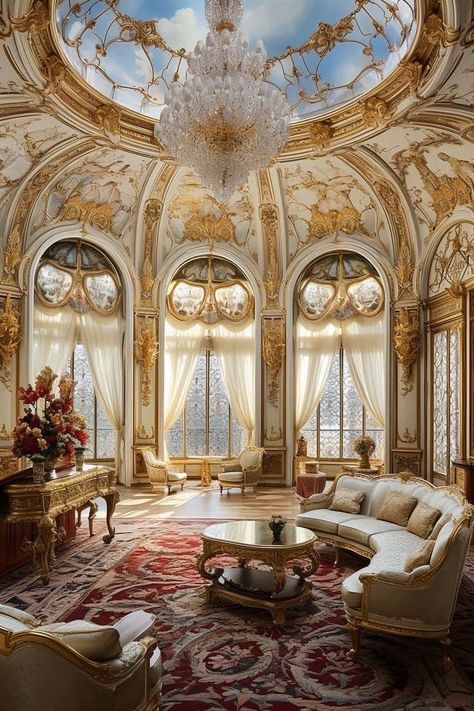 French Empire Furniture, Royal Drawing, Public Restaurant, Drawing Rooms, Luxury Mansions Interior, Empire Furniture, Glamour Decor, Dining Design, Indoor Design