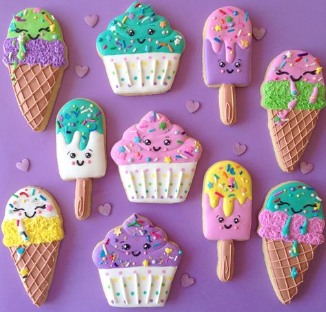 Let's throw an Ice Cream Party! This post is full of fabulous ice cream party treats, ice cream party decorations, ice cream birthday printables and ice cream birthday ideas! Jackie Gonzalez, Cream Party Decorations, Ice Cream Birthday Party Theme, Cool Ice Cream, Ice Cream Party Theme, Ice Cream Party Decorations, Royal Iced Cookies, Ice Cream Birthday Party, Ice Cream Theme