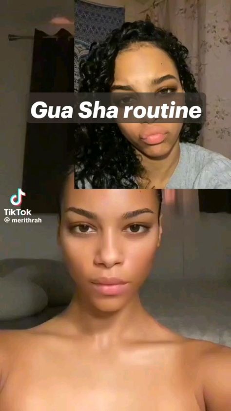 (gua sha, gua sha guide, jawline exercises, jawline, face lift, glowup, glowup secrets, glowup hacks, itgirl, thatgirl, thatgirl mindset, glowup tips, victoria secret) Gusha Tips, How To Sculpt Your Face With Gua Sha, How To Face Massage, How To Use Gua Sha On Face Shape, Gua Sha For Puffy Face, Guasha Nose Before And After, Sha Gua Technique, Gia Sha Tutorial, Before And After Gua Sha Results