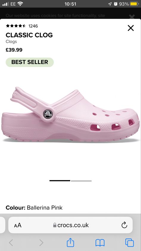 Crocs Aesthetic, Pink Crocs, Cute Nike Shoes, Pink Ballerina, Girly Shoes, Cute Nikes, Aesthetic Shoes, Cute Cases, Mary Jane Sneaker