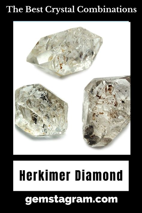 Herkimer Diamond Meaning, Crystal Combinations, Diamond Meaning, Crystals Gems, Baby Witch, Healing Crystal Jewelry, Power Crystals, Spirituality Energy, Herkimer Diamond