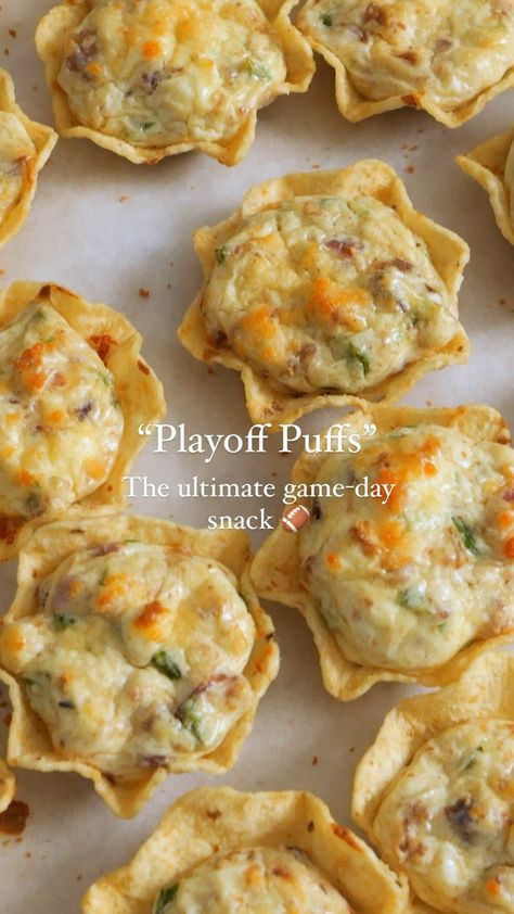 12 Tomatoes | Recipes | Game day at home just got a whole lot better 🏈🤩 Full recipe below or link in bio! 🔗https://12tomatoes.com/playoff-puffs/ INGREDIENTS 1... | Instagram Playoff Puffs, Tomatoes Recipes, 12 Tomatoes Recipes, 12 Tomatoes, Game Day Snacks, Savory Recipes, Appetizer Snacks, Savoury Food, Game Day