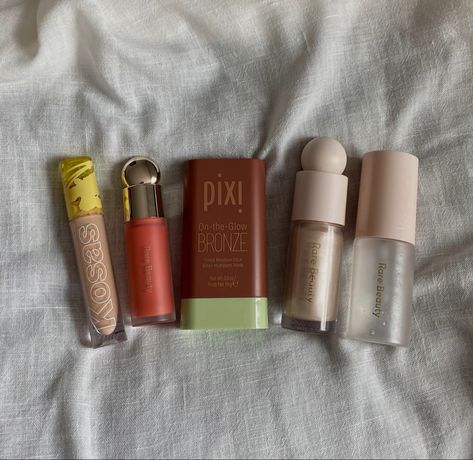 Pixi Bronzer, Kosas Concealer, Dr Makeup, Sephora Wishlist, Rare Beauty Blush, Skincare Items, Makeup Wishlist, Rare Beauty, Beauty Stuff