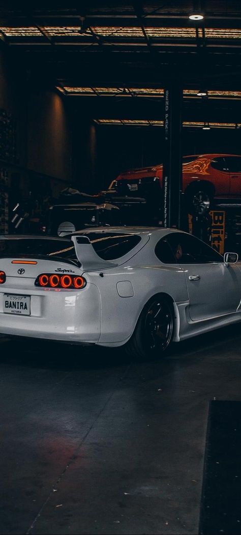 White supra aesthetic wallpaper Cars Aesthetic Supra, Supra Cars Wallpapers Aesthetic, Toyota Supra Aesthetic Wallpaper, Cars Wallpaper Supra, Car Bike Wallpaper, Supra Night Wallpaper, Supra Mk5 Wallpaper Aesthetic, Supra Car Aesthetic, Supra Asthetic Picture