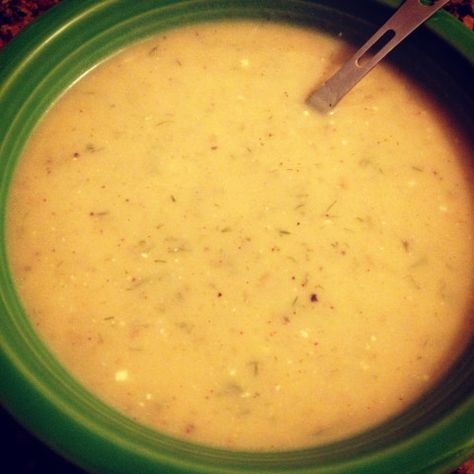 Potato Dill Soup, Dill Soup, Creamy Potato, Top Chef, Potato Soup, A Bridge, Stew Recipes, A Beautiful Day, The Clouds