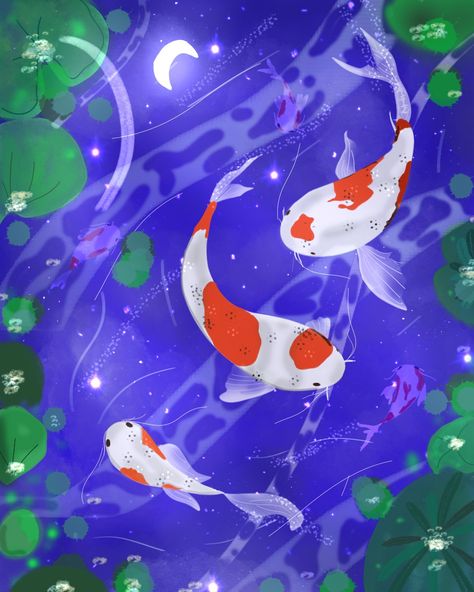 This is a koi fish pond reflecting the beautiful night sky 
,koi fishes recently grew on me thanks to Taylor Swift and her music 🥰 Taylor Swift Lavender Haze, Taylor Swift Lavender, Lavender Haze, Koi Fish Pond, Happy Things, Fish Pond, Koi Fish, Eras Tour, Koi