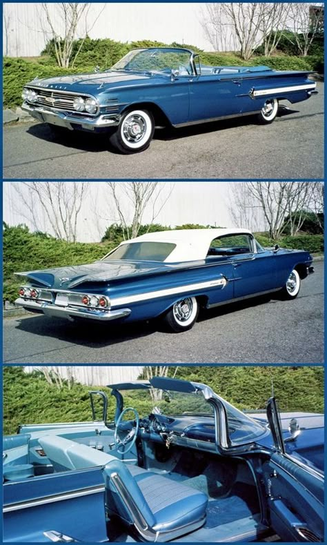 1960 Chevrolet Impala Convertible 1960 Chevy Impala, Chevrolet Impala Convertible, Impala Convertible, American Pickup Trucks, Classic Cars Chevy, Cool Old Cars, Old Vintage Cars, International Scout, Car Chevrolet