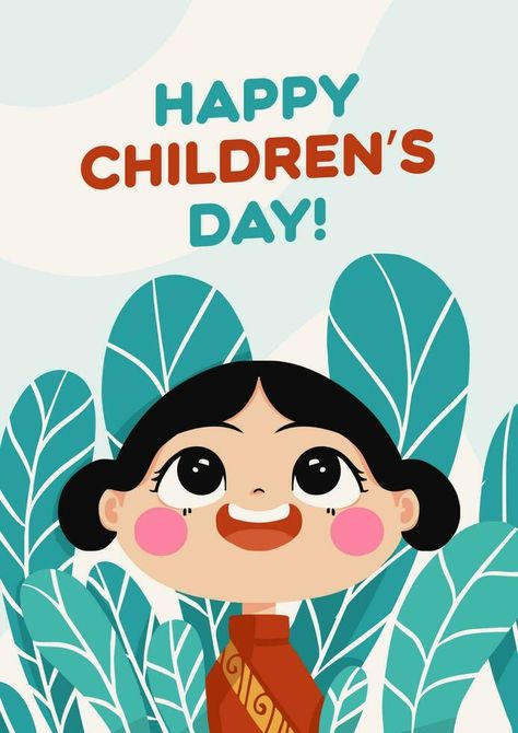 Children's International Day. with the text happy children's day. with kid cartoon character vector in background for social media post. greeting posters Childrens Day Poster, Children's Day Poster, International Children's Day, Kid Cartoon, Greeting Poster, Kids Cartoon Characters, Happy Children's Day, Character Vector, Children's Day