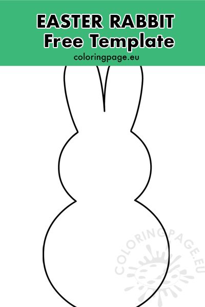 Easter rabbit free template Free Easter Templates Printables, Easter Rabbit Template, Easter Rabbit Template Free Printable, Bunny Pattern Printable, Rabbit Printables Free, Bunny Template Free Printable, Rabbit Template Free Printable, Printable Rabbit Template, Easter Egg Templates Free Printables