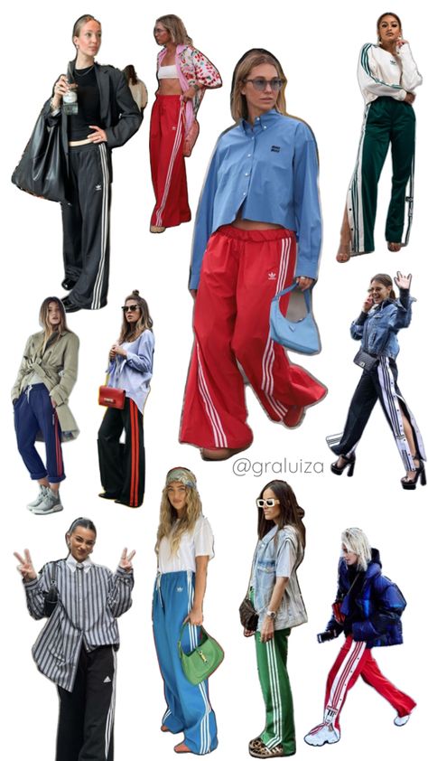 Adidas pants #adidas #calça adidas Adidas Pants Outfit, Pants Adidas, Adidas Outfit, Sporty Girls, Adidas Pants, Fall Fashion Outfits, Street Chic, Pants Outfit, Stylish Outfits