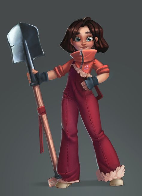 ArtStation - Shovel Girl Shovel, Wonder Woman, Human, Fictional Characters