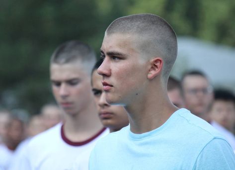 Jarhead Haircut, Buzzcut Men, Soldier Haircut, Boy Haircuts Short, Military Haircut, Buzz Cut Hairstyles, Flat Top Haircut, Boy Haircut, Buzzed Hair