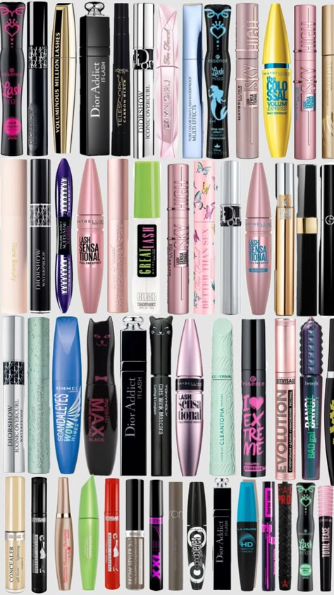 #preppy #mascara #skyhogh Makeup Routine Guide, Shuffles Preppy, Mascara Brands, Cheesy Dip, Lip Gloss Cosmetics, Bath Fizzers, Sephora Skin Care, Makeup Help, Mascara Makeup