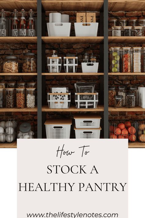 Check out this guide to the best healthy pantry staples. Stock your pantry with these basics and you'll be able to make quick and easy, healthy weeknight meals for yourself and your family. Whole 30 Pantry Staples, Clean Eating Pantry Staples, Pantry Stock Up, Healthy Pantry Staples List, Must Have Pantry Items, Healthy Pantry Snacks, Stock Pantry, Healthy Kitchen Staples, Pantry Essentials List