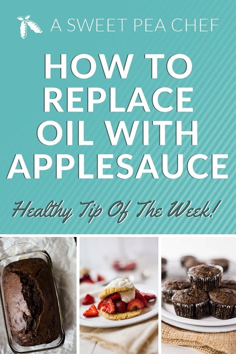 Applesauce Healthy, Vegetable Oil Substitute, Healthy Chocolate Zucchini Bread, Chocolate Zucchini Bread, Baking Substitutes, Cooking 101, Apple Sauce, Gluten Free Muffins, Chocolate Zucchini