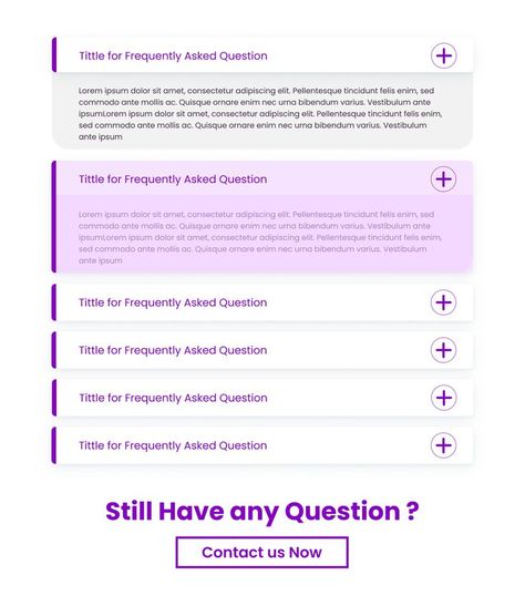 website FAQ (frequently asked question ) page design for modern website. Faq Design, Webpage Design Layout, Marketing Dashboard, Web Design Ux Ui, App Design Layout, Finance App, Ui Design Website, Webpage Design, Website Design Layout