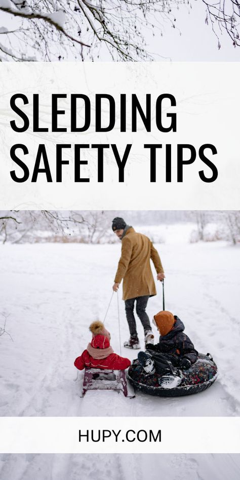 For those of us who endure snowy winters, sledding is a popular seasonal activity for kids and adults. However, the simplicity of sledding makes it easy to forget that these activities can also lead to injuries. It turns out; nearly 20,000 emergency room visits each year are the result of sledding injuries in patients age 19 and younger. Winter Safety, Emergency Room, Activity For Kids, Safety Tips, Sled, Activities For Kids, For Kids, Turn Ons