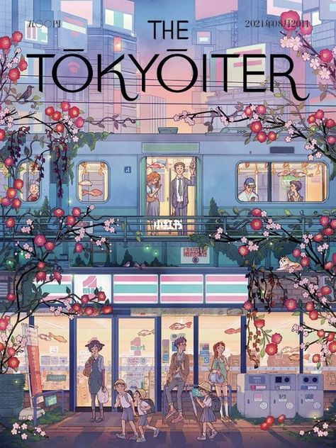 New Yorker Covers, Whatsapp Wallpaper, Magazine Illustration, Japon Illustration, Surrealism Painting, Art Et Illustration, Graphic Design Posters, Magazine Design, New Yorker