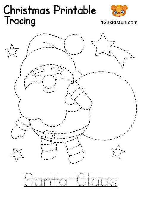 Santa Claus - Christmas Tracing Printable. Worksheet for Kids – Activities, Printables for Preschoolers and Homeschooling. Christmas Pages For Kids Free Printable, Saint Nicholas Activities For Kids, Free Kids Christmas Printables, Christmas Free Printables For Kids, Christmas Activities For Kids Printable, Christmas Printables Free Kids, Free Christmas Printables For Kids, Christmas Printables For Kids, Christmas Tracing