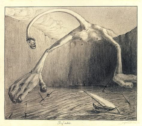 danger - alfred kubin Degenerate Art, Ghost In The Machine, Bizarre Art, Yellow Art, Creepy Art, Ink Illustrations, Art Movement, Surreal Art, Horror Art