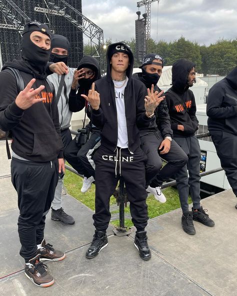 Celine Tracksuit, Rapper Costume, Uk Drip, British Rappers, Central Cee, Drip Outfit Men, My Hood, Black Men Street Fashion, Dope Outfits For Guys