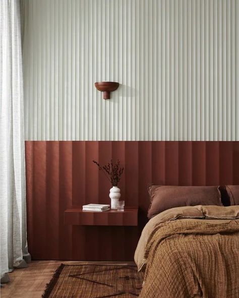 Wall To Wall Bed, Mdf Wall Panels, Beautiful Bedroom Designs, Tongue And Groove Panelling, Wall Panel Design, Headboard Wall, Curved Walls, Bedroom Panel, Decorative Wall Panels