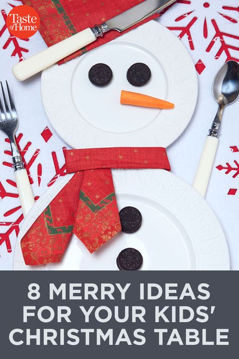 Christmas Kids Table Ideas, Kids Table Christmas Decorations, Kids Christmas Table Ideas, Kids Christmas Table Settings, Kids Table Christmas, Kids Christmas Table, Hosting Christmas Eve, Christmas Table Centrepiece, Festive Activities