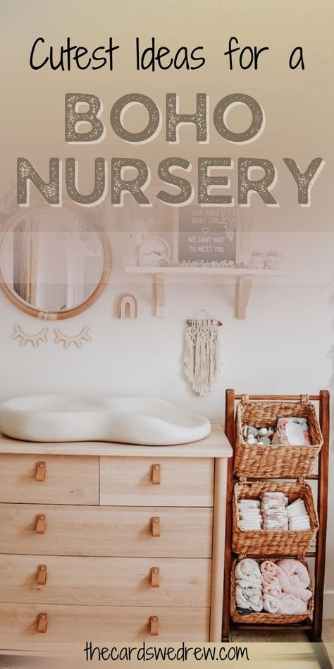 Boho Nursery Inspiration, Boho Nursery Ideas, Boho Safari Nursery, Boho Baby Girl Nursery, Boho Baby Boy, Boho Nursery Girl, Boho Chic Nursery, Boho Rainbow Nursery, Boho Baby Nursery